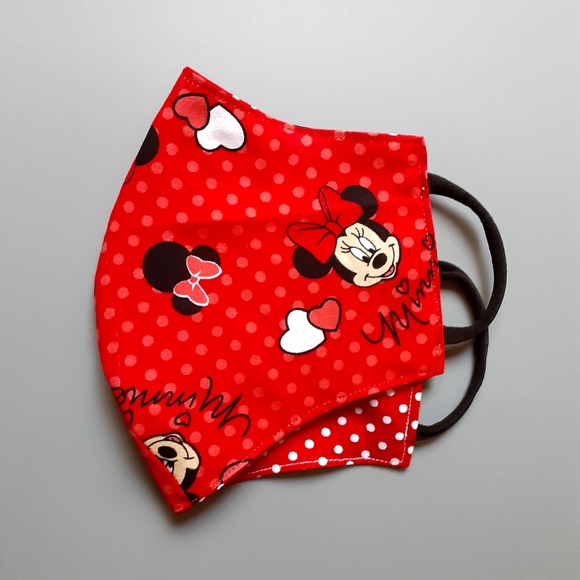 Reversible Minnie Mouse Face Mask - Picture 2 of 2